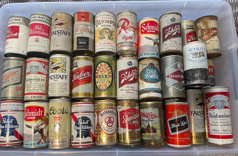 Vintage Beer Cans