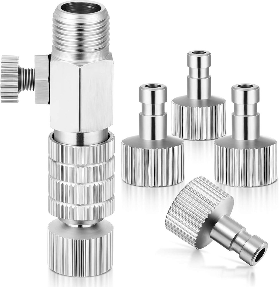 Airbrush Quick Release Coupling Adapter Kit Spray Gun Disconnect Adapter Set