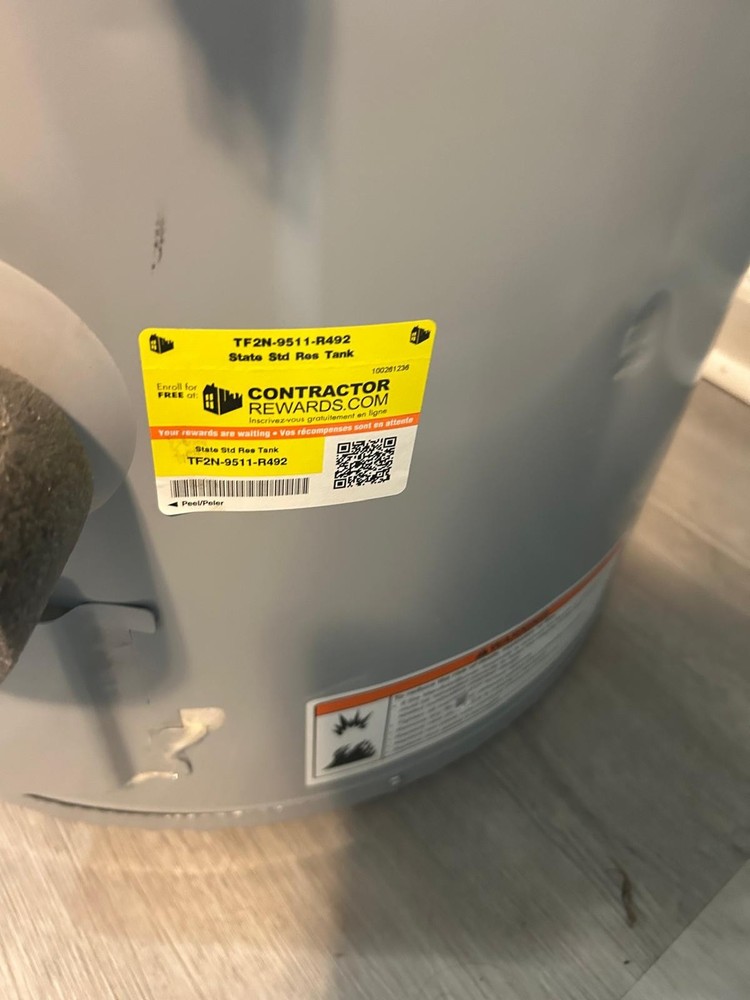 State Brand Name Gas Power Vent Water Heater Natural Gas Water Heater