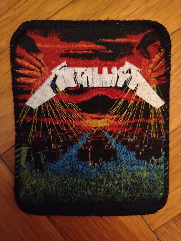 METALLICA PATCH on canvas