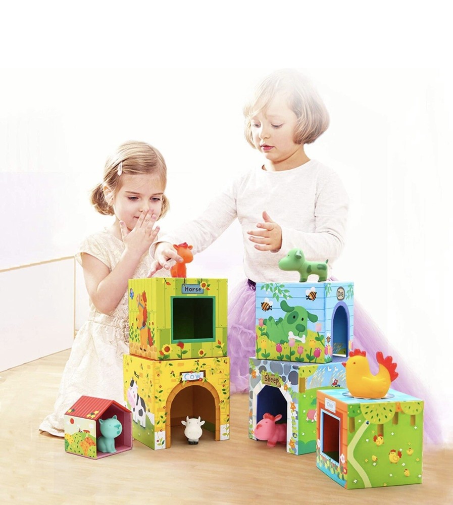 Jar Melo Stacking Cubes Developmental Toys 18 Month
