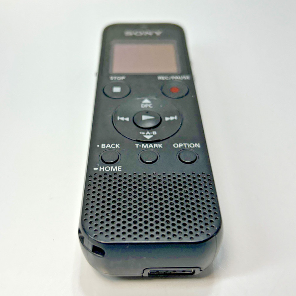 Sony ICD PX470 Digital Voice Recorder USB MicroSD Expandable Black WORKS