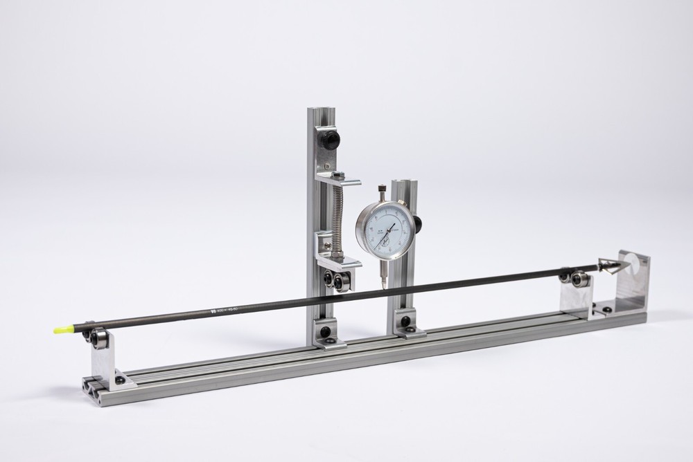 Spine and arrow tester .