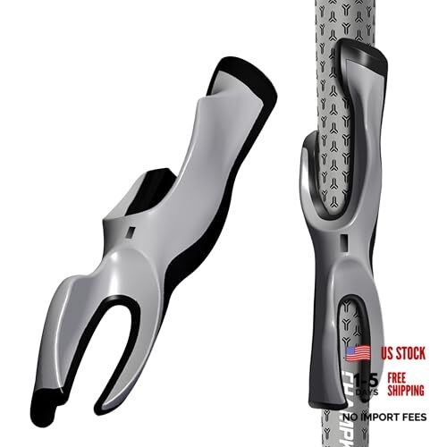 Professional Golf Grip Trainer - Perfect Golf Training Aid for Standard Gray