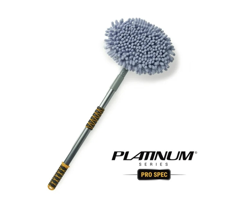 Telescoping Microfiber Mop 48" Car Wash Extra Absorbent Chenille Safe Clean New