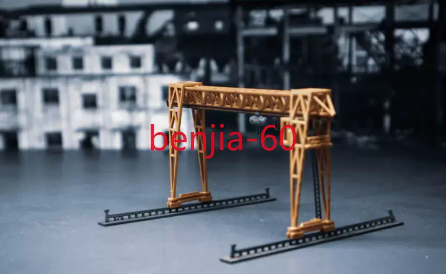 N Scale 1/160 Miniature Crane Train Architectural Scene Display Model Railway