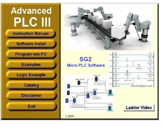 Ladder Logic Programing PLC Automation Software, Function Logic Block +Examples