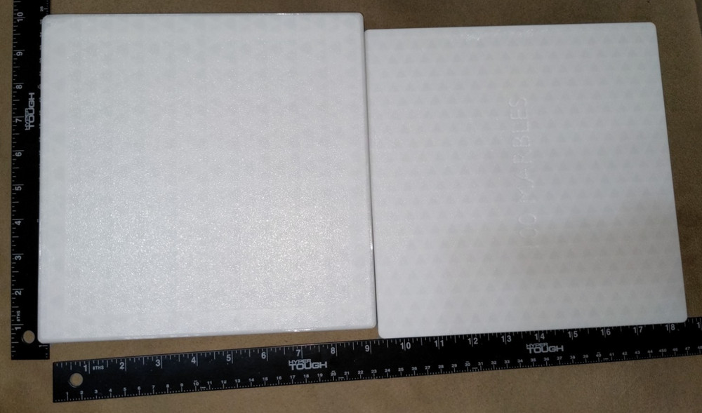NO MARBLES - LARGE 100x 20mm Marbles Display Storage Sorting Tray Case