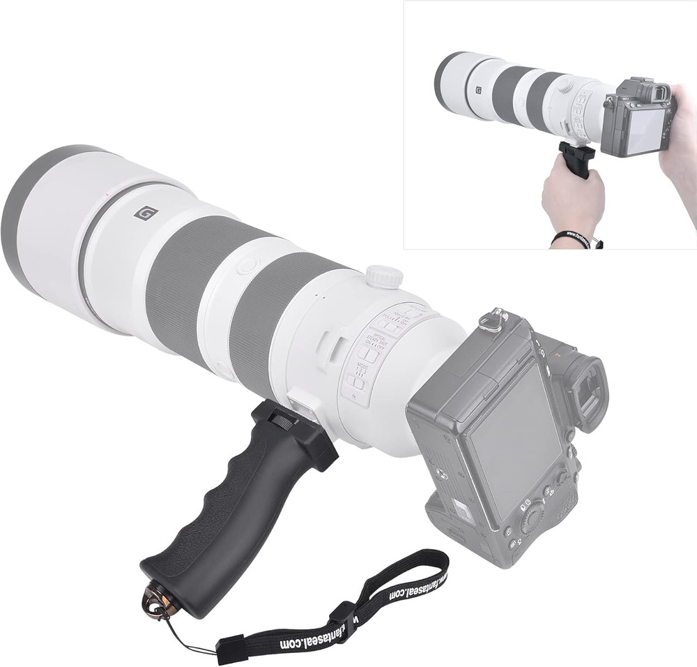 Universal Ergonomic DSLR Mirrorless Camera Camcorder Monocular Hand Grip Stabili