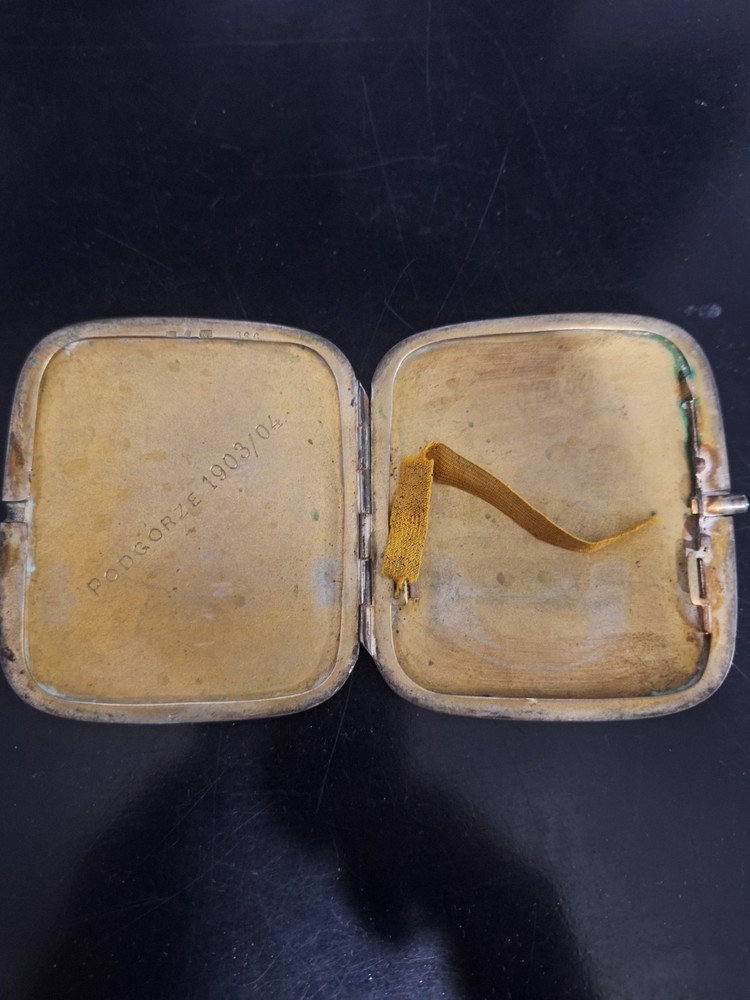 Real Silver 800 German Cigarette Case