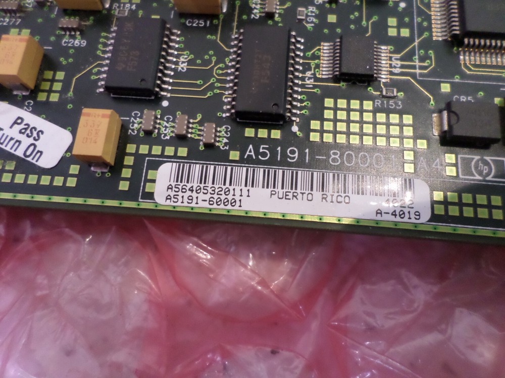 HP A5191-60001 SYSTEM BOARD 1-4 WAY PROCESSOR 9000 L2000 PreProgrammed as 1.1000