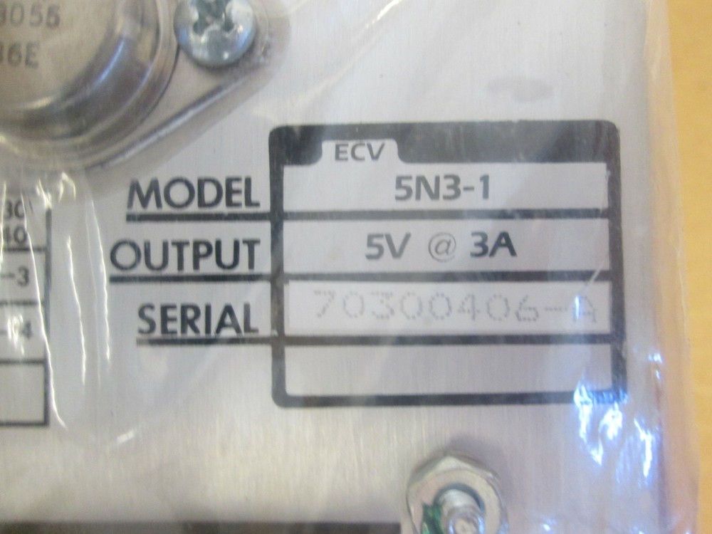 ACDC Electronics 5N3-1 Power Supply 5V @ 3A, New