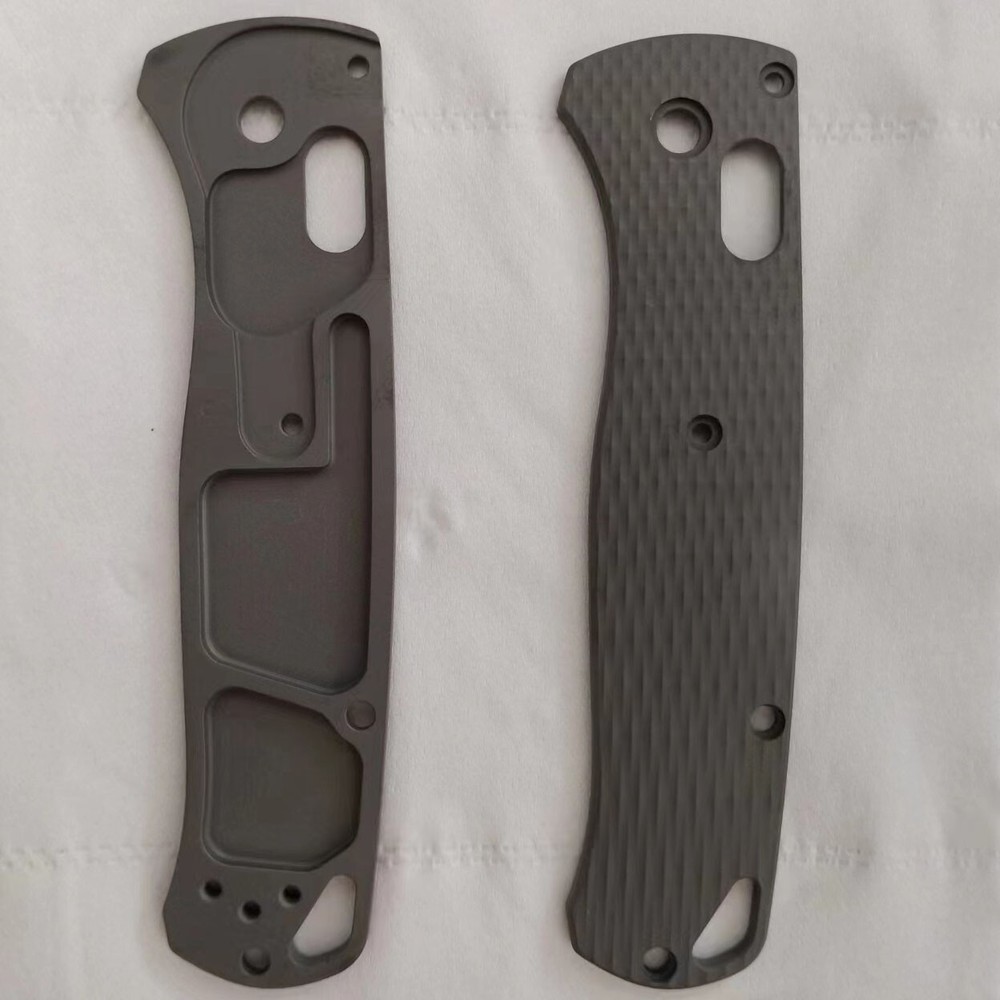 Diamond Pattern Sandblasting TC4 Handle Scales for Benchmade Bugout 535 Knives