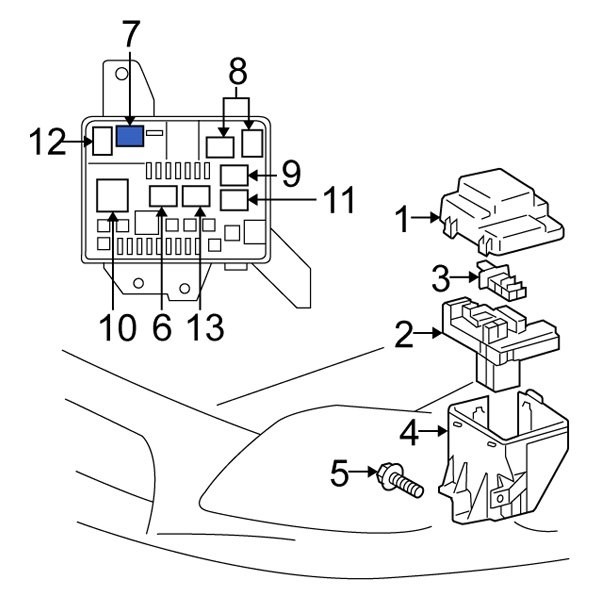 Scion 2830021020 Starter Relay