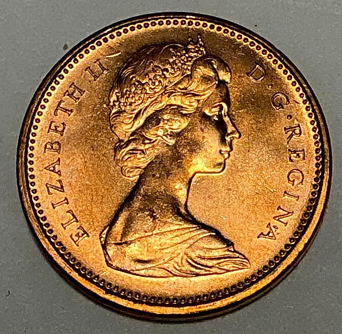 1965 Canada Cent KM# 59.1