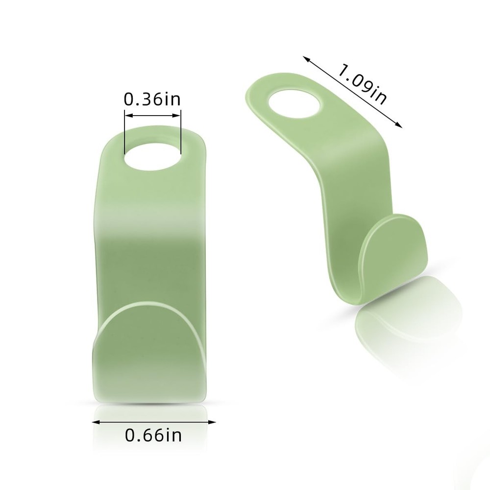 50 Pcs Space Saving Clothes Hanger Connectors - Plastic Extender Hooks for Cl...