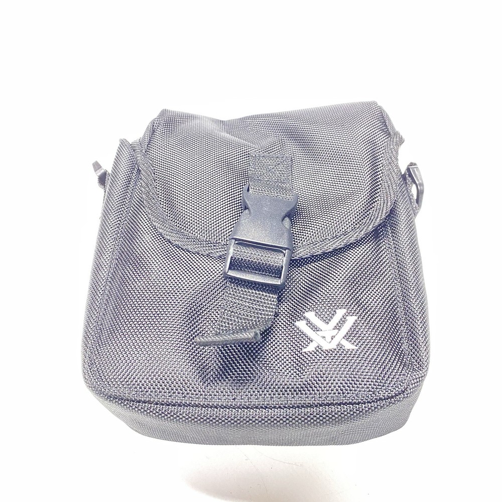 Used Black Vortex Binocular Case Only No Strap Vortex Clasp Belt Loop