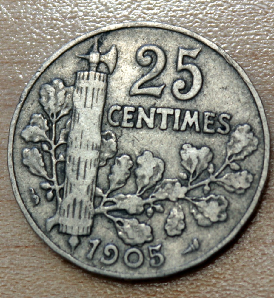 1905 France 25 Centimes