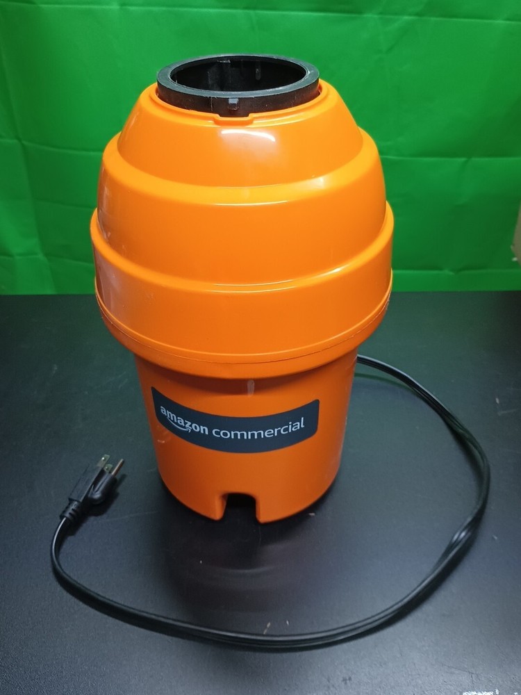 AmazonCommercial Garbage Disposal, 1 HP (Note: MISSING DRAIN CONNECTORS)