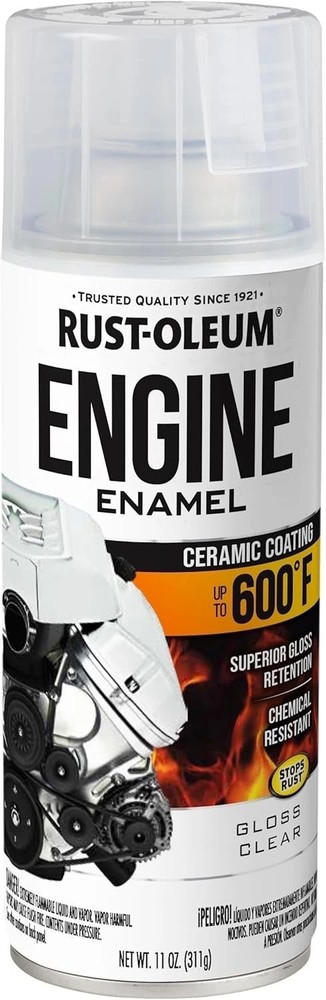 Gloss Clear Coating Spray Brake Caliper Engine Custom Ceramic Paint High Temp