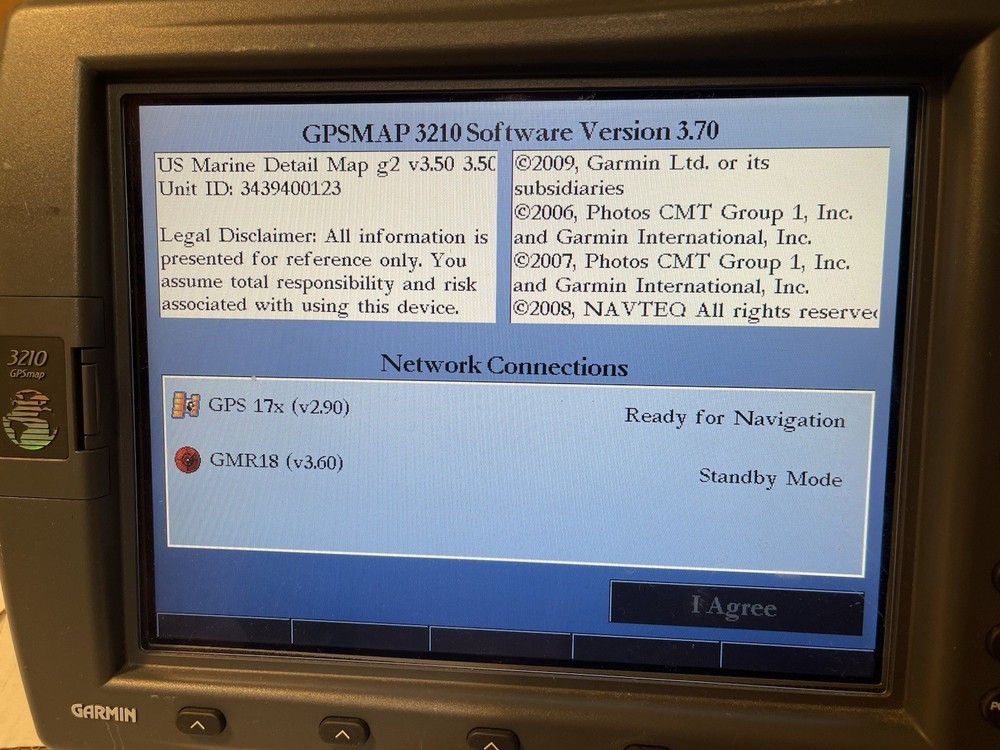 Garmin GPSMAP 3210 Marine GPS Chartplotter