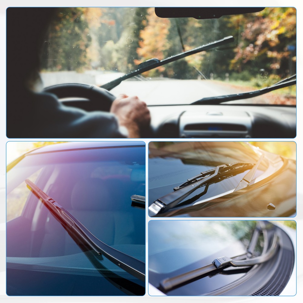 3 Pcs 28" 14" 12" Front Rear Windshield Wiper Blade Set for Nissan Versa Note
