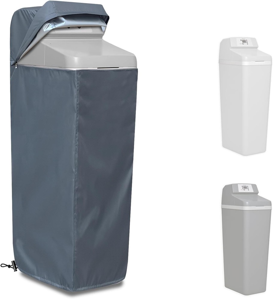 Water Softener Cover for WHES30E/WHES40E Grain Softener, Openable top Easy to us