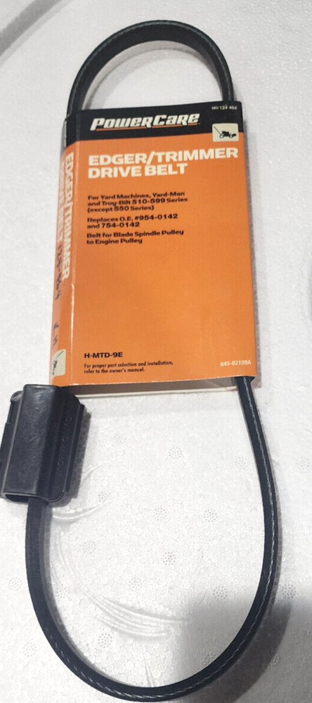 😃 Powercare Edger/Trimmer Drive Belt for MTD Edger H-MTD-9E
