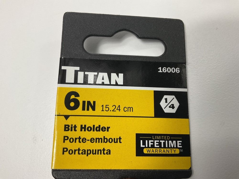 Titan 16006 6" Quick Release Extension Bit Holder (1 Piece)