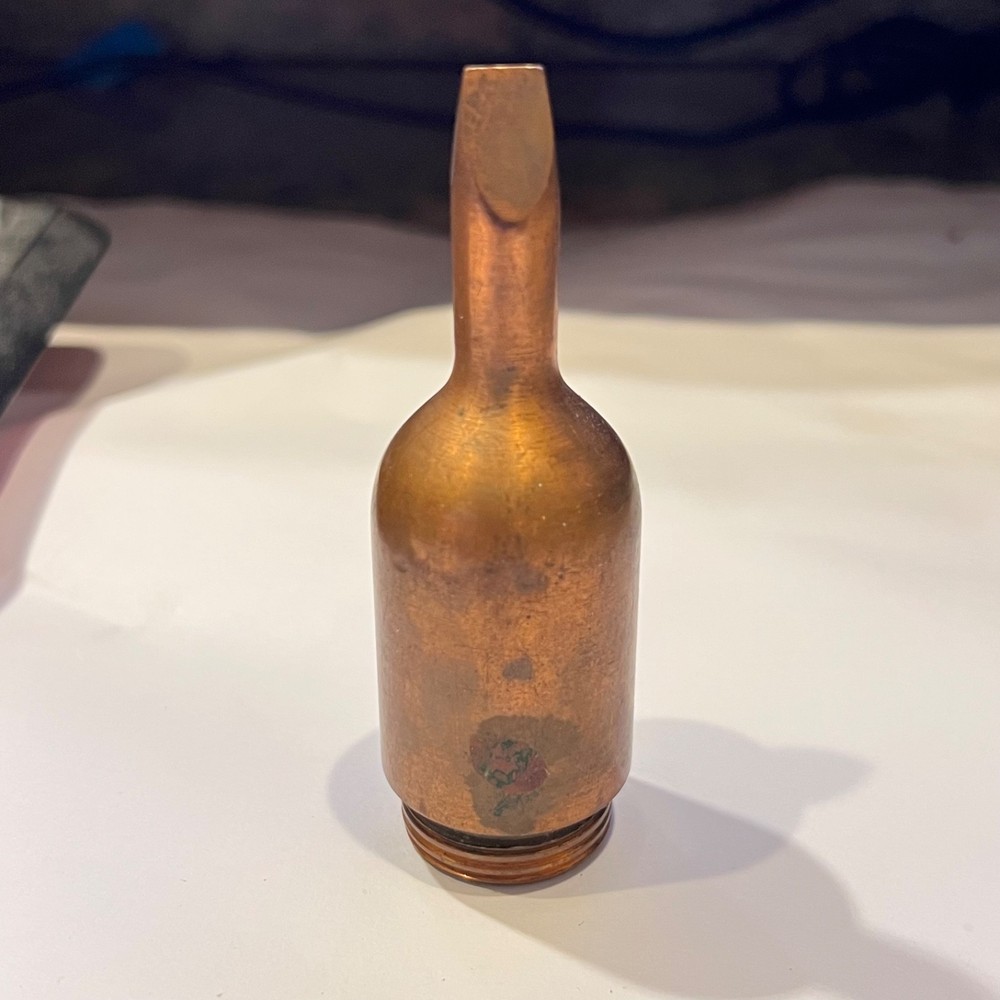 Copper Soldering Iron Tip Threaded 1 1/8" #3