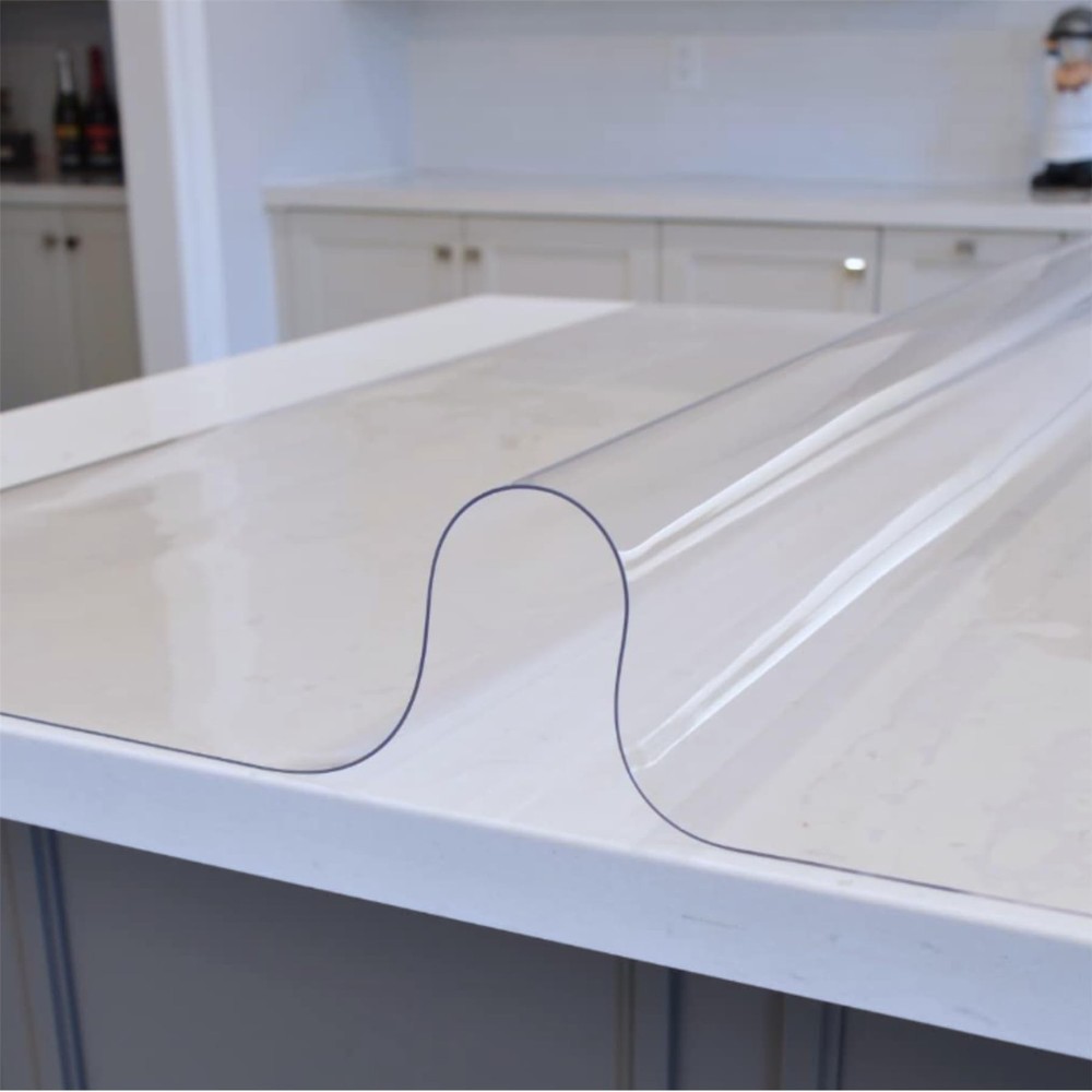 Byson Clear Dining Table Protector – PVC Table Cover Protector for Dining