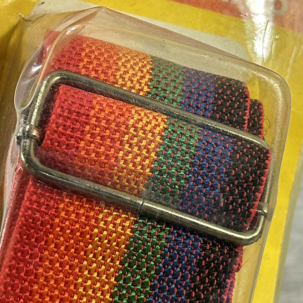 Vintage Transworld Rainbow Luggage Strap B1003