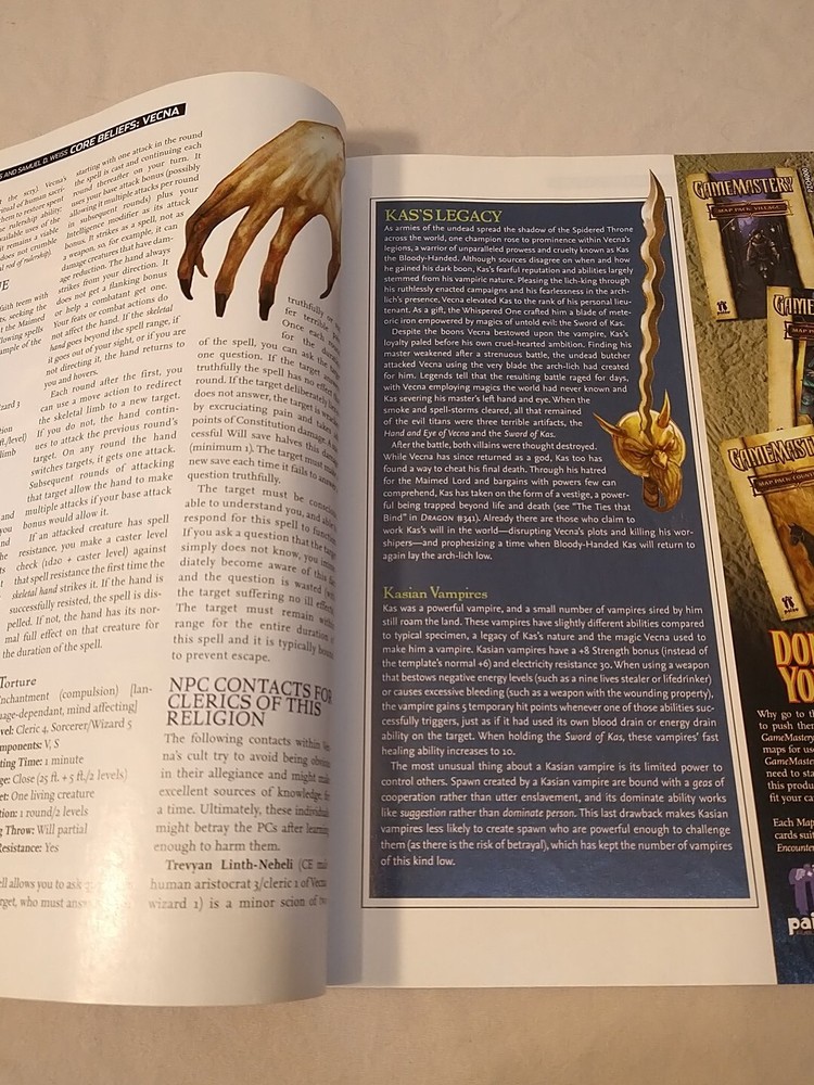 Dungeons and Dragons Dragon Magazine #348 Fine Condition Vecna!