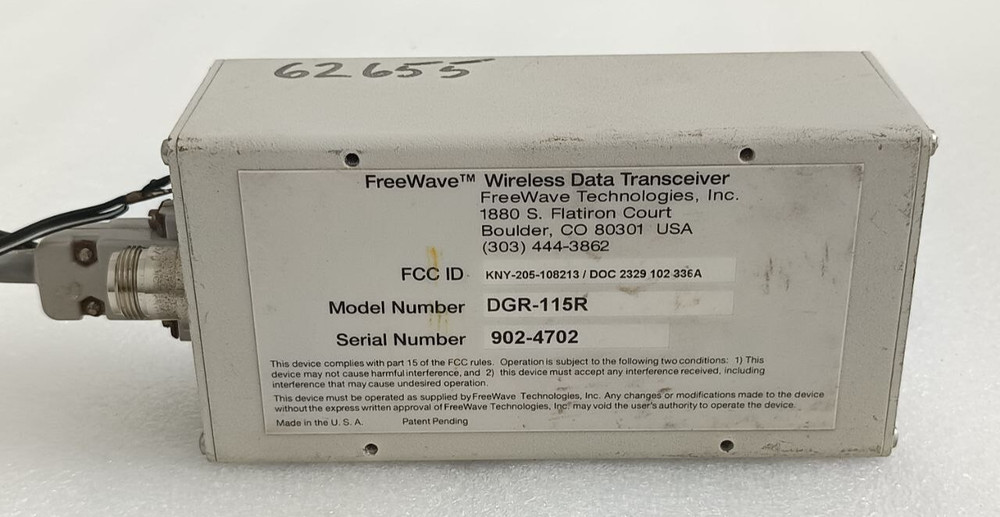 FREEWAVE DGR-115R WIRELESS DATA TRANSCEIVER