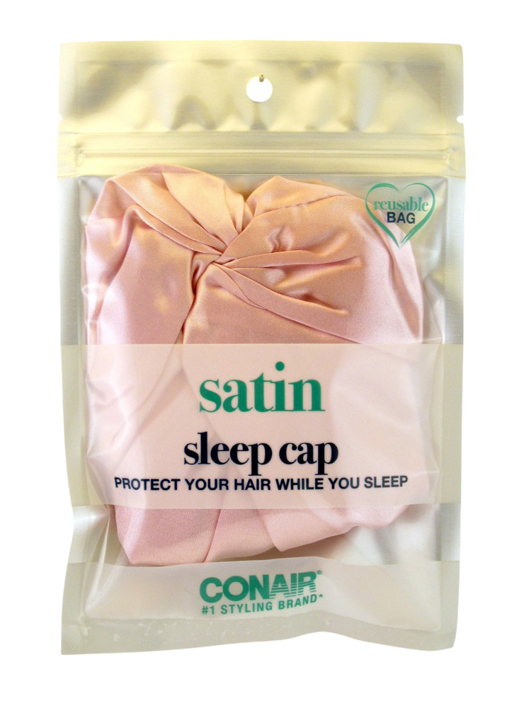CONAIR PINK SATIN SLEEP CAP (55918)