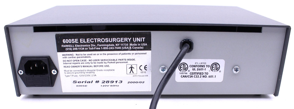 Parkell Sensimatic Electrosurge 600SE - Power Tested Only