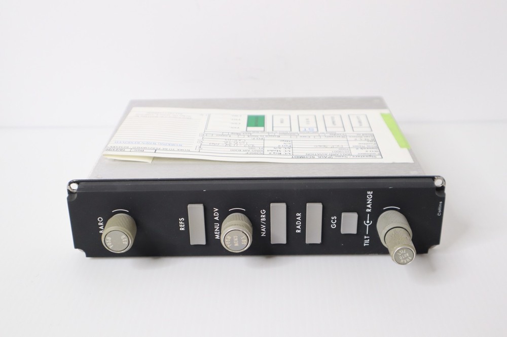 Collins DCP-3000 Display Control Panel 822-1134-061 Removed Working
