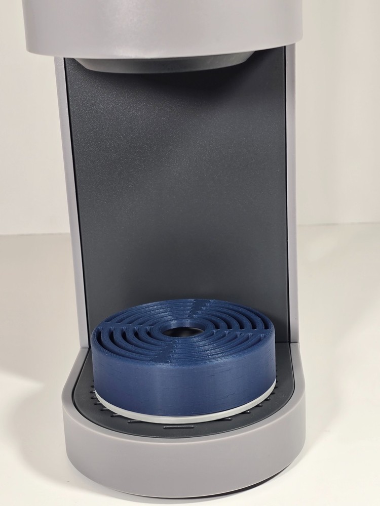 Anti-Splash Adjustable Coffee Cup Stand Accessory for Keurig Coffee Makers Blue