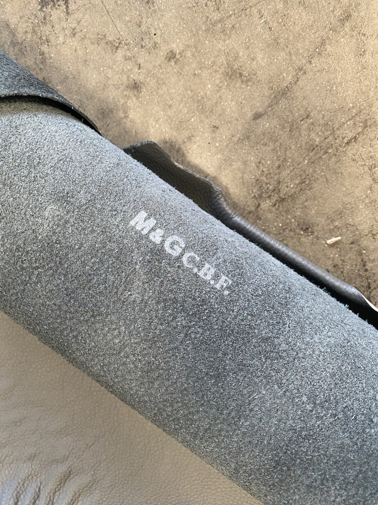 Moore and Giles Leather Hide: Tribeca color Nightfall