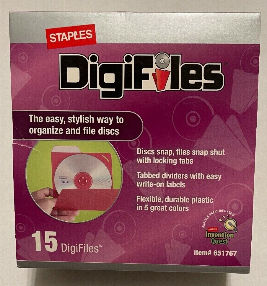 STAPLES DIGIFILES 15 Pack  🆕