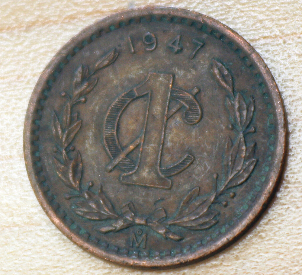 1947 Mexico 1 Centavo