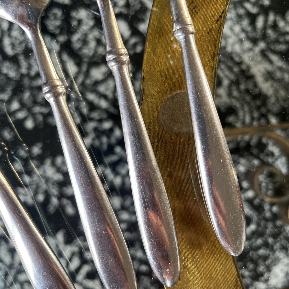 5 Hampton HSV124 Salad Forks & Teaspoons Stainless Steel Flatware