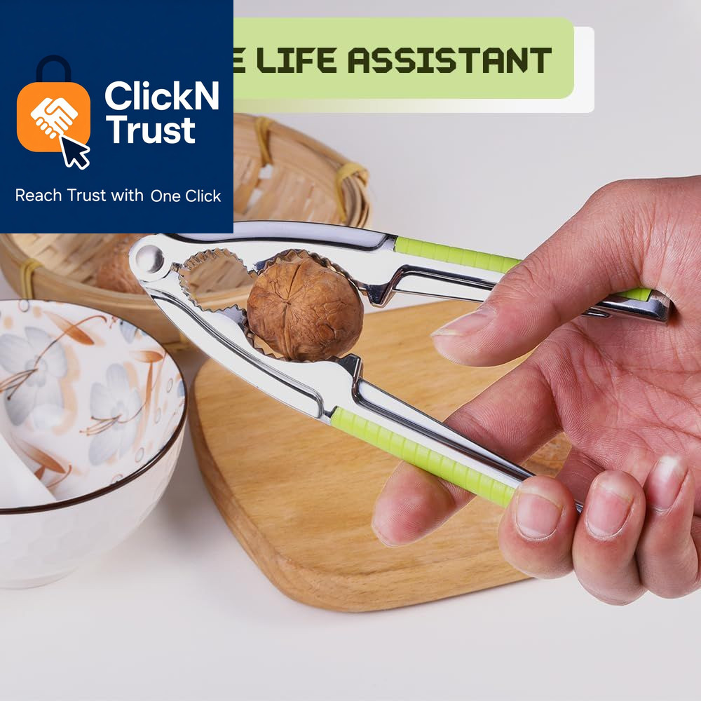 Nut Cracker, Nutcracker, Seafood Tools, Walnut Cracker for 3 Piece Set, Green