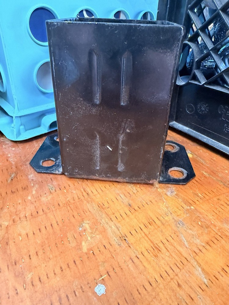 Simpson Strong-Tie Fence Post Base 12 Gauge E-Z Base used