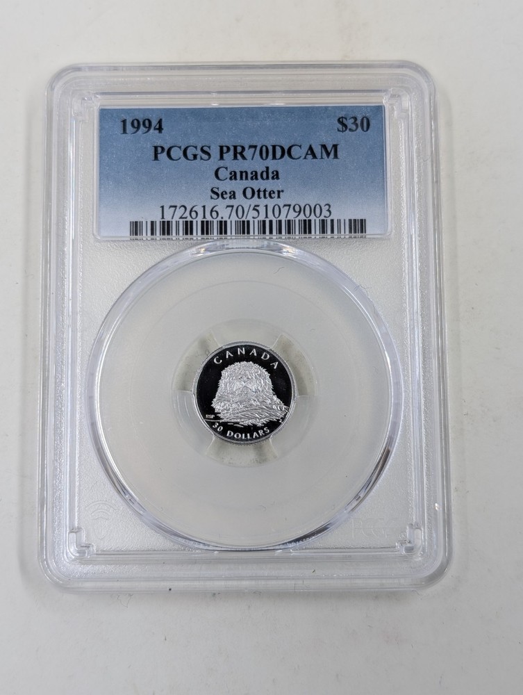 1994 $30 PCGS PR70DCAM Canada Sea Otter