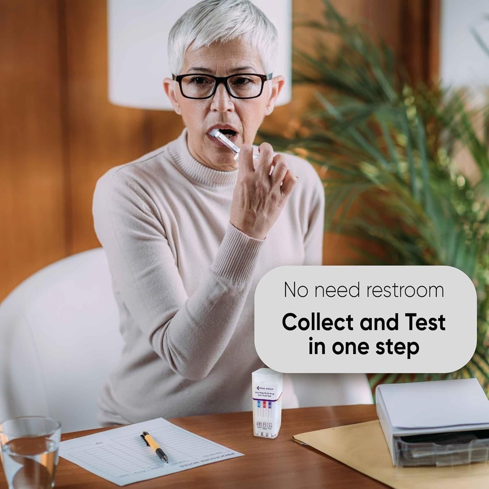 Odorless 5-Panel Oral Saliva Kit with Color Indicator for Accurate Testing