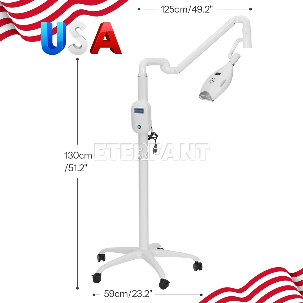 Dental Mobile Teeth Whitening Machine Lamp Bleaching Cold LED Light Accelerator