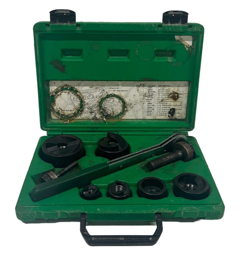 Greenlee 14pc 7238SB Knockout Punch set