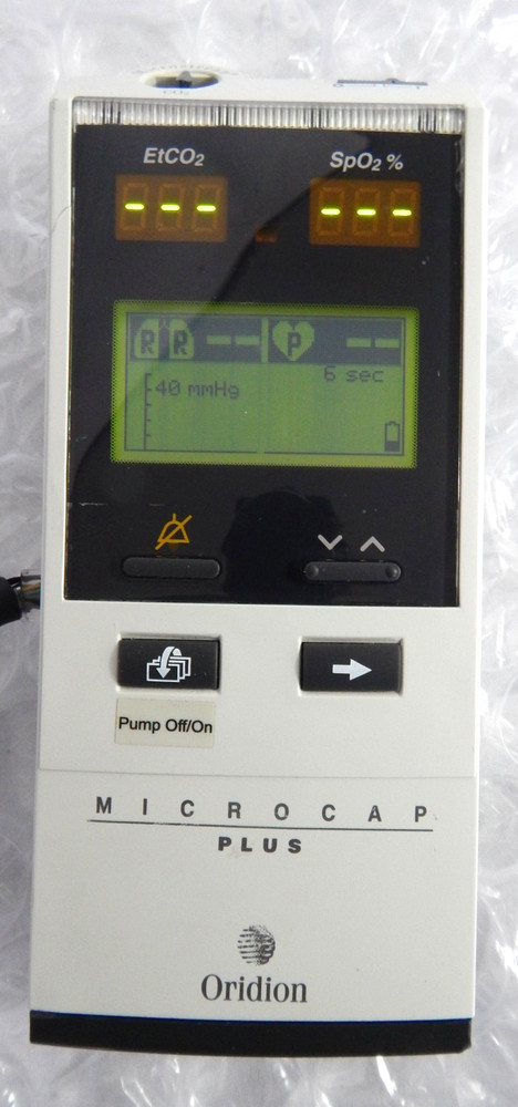 ORIDION MICROCAP PLUS HANDHELD CAPNOGRAPH