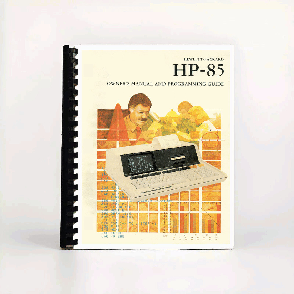 Owner Manual for HP-85 Vintage Computer